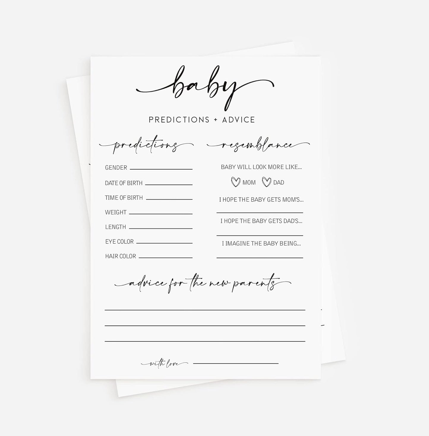 50 Large Baby Predictions and Advice - Minimalist
