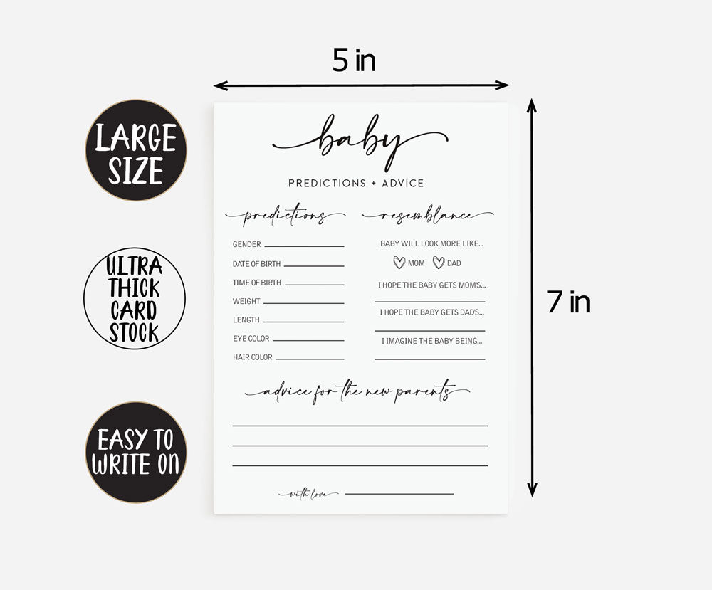 50 Large Baby Predictions and Advice - Minimalist