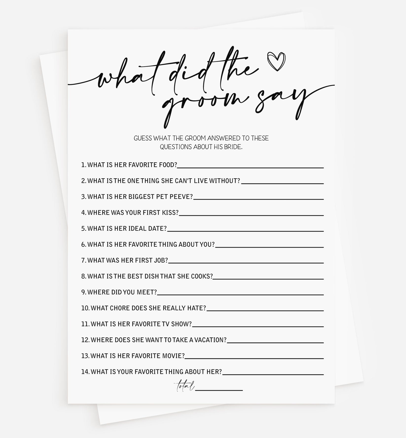 50 Bridal Shower Games What Did the Groom Say? (50-Cards) Minimalist S – All Ewired Up 50-bridal-shower-games-what-did-the-groom-say-50-cards-minimalist-s-all-ewired-up